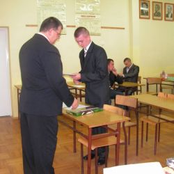 Zakończenie roku w Zasadniczej Szkole Zawodowej