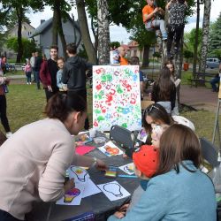„ Zostaw po sobie ślad”- promocja Zespołu Szkół na Pikniku Rodzinnym