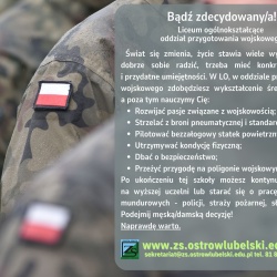 Liceum ogólnokształcące oddział przygotowania wojskowego
